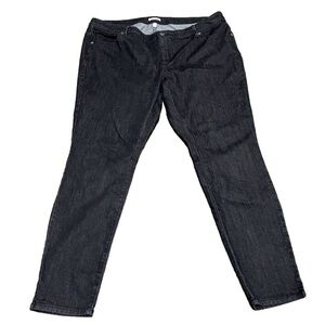 Bongo Plus Black Denim Jeans Straight Leg Women’s (Sz 22w)